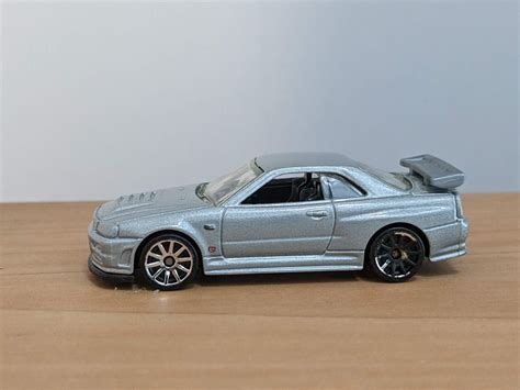 Hot Wheels Nissan Skyline GT R R34 Silver First Edition Loose Hobbies Toys Toys Games On