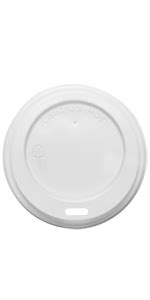 Amazon Karat PP Sipper Dome Lid For Oz Paper Hot Coffee Soup Cup Disposalable Black