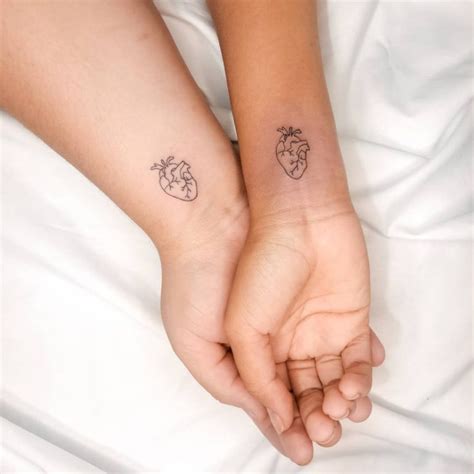 25 Romantic And Small Matching Tattoos For Couples Small Tattoos And Ideas