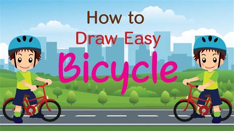 Bicycle Drawingbicycle Drawing For Kidshow To Draw A Bicyclebicycle