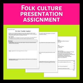 Folk and Popular Culture Lesson | AP Human Geography Unit 3 | TpT