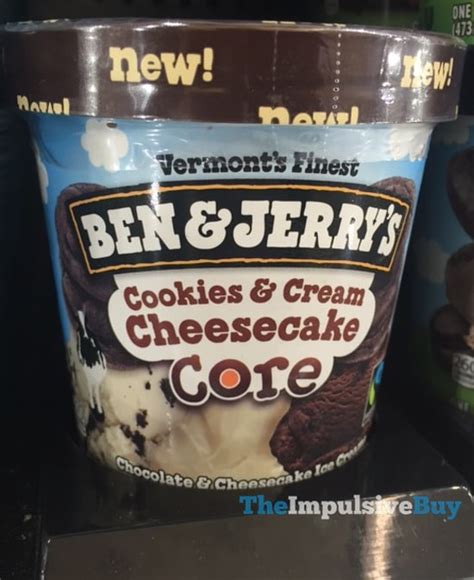 Ben And Jerrys Cookies And Cream Cheesecake Core Ice Cream Flickr