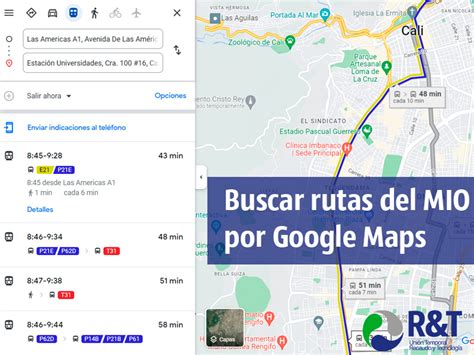 Busca Rutas MIO En Google Maps