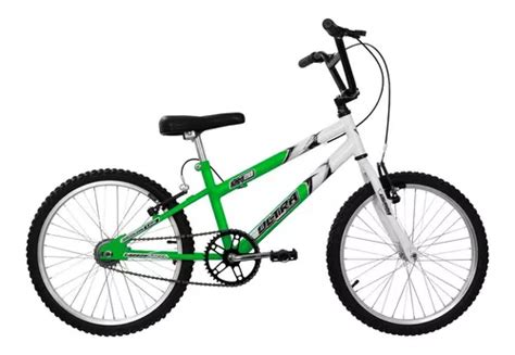 Bicicleta Ultra Bikes Bike Aro 20 Bicolor Freios V Brakes Cor Verde