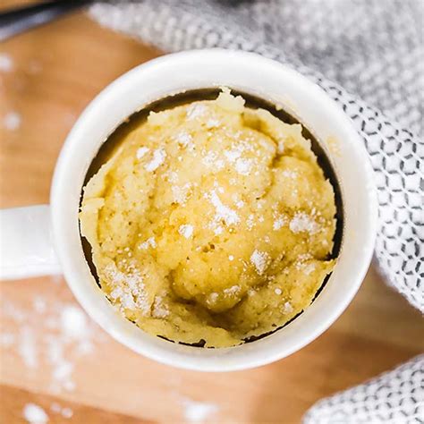 Keto Vanilla Mug Cake Ready In Only 90 Seconds