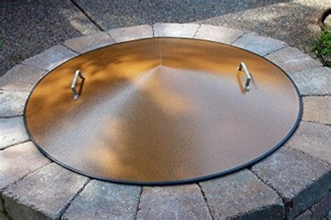 Large 43 Dia Metal Conical Fire Pit Cover Etsy