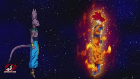 Super Saiyan God Goku Vs Lord Beerus Lord Beerus Beerus Goku