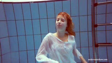 Hot Babe Melisa Darkova Dressed Underwater