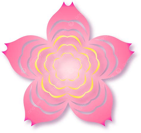 Flor De Cerezo Rosa De Dibujos Animados Png Dibujos Animados Pintado