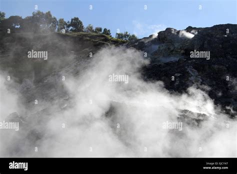 Solfatara Pozzuoli Volcanic Crater Stock Photo Royalty Free Image