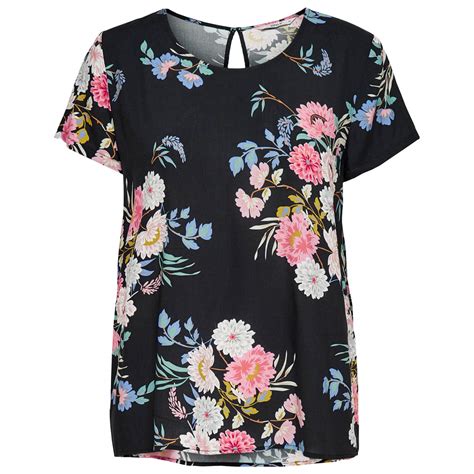 Only Damen Bluse Shirt T Shirt Hemd Blumen Flower Print