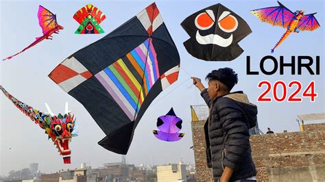 Kites Flying Lohri Kite Fighting Patangbaazi Big Kites