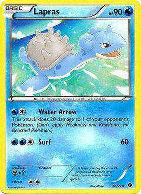 Pokemon Next Destinies Uncommon Lapras Walmart