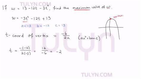 How To Find The Minimum And Maximum Value Of A Quadratic Equation ...