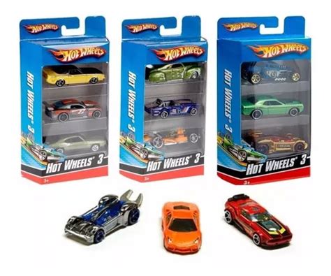 Autos Hot Wheels Pack X3 Autos Original Mattel Mundo Manias