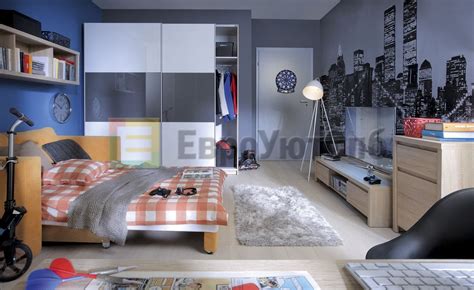 Мебель для спальни мальчика - 6 фото