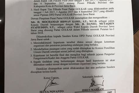 Posisi Tanda Tangan Ketua Dan Sekretaris Senang Soal