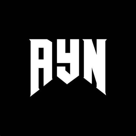 Dise O De Logotipo De Letra Ayn Para La Compa A De Tecnolog A Ayn