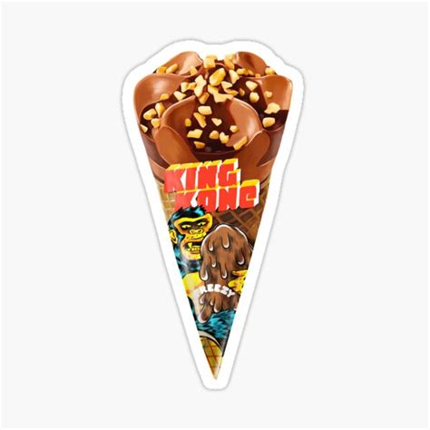 King Kone Sticker For Sale By Greatindoors Redbubble
