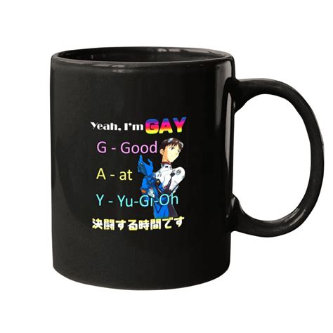 YuGiOh Yeah Im GAY Muto YugiYugi là KatsuyaAnzu Mazaki Seto Kaiba Mugs sold by BunnyFashionWear