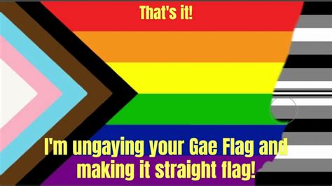 Gay Flag Becomes Hetero Pride Flag YouTube