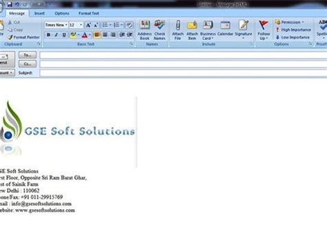 Microsoft Outlook Email Signature Template 12 Outlook Email Signature Templates Samples Examples ...