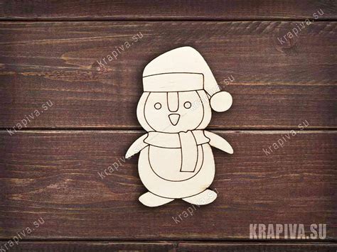 Заготовка под значок Пингвин-малыш в колпаке #зима #творчество #пины # ...