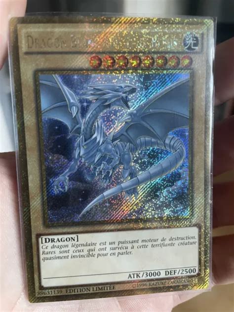 CARTE YU GI OH DRAGON Blanc Aux Yeux Bleus 1St Mvp1 Frgv4 Neuf Mint