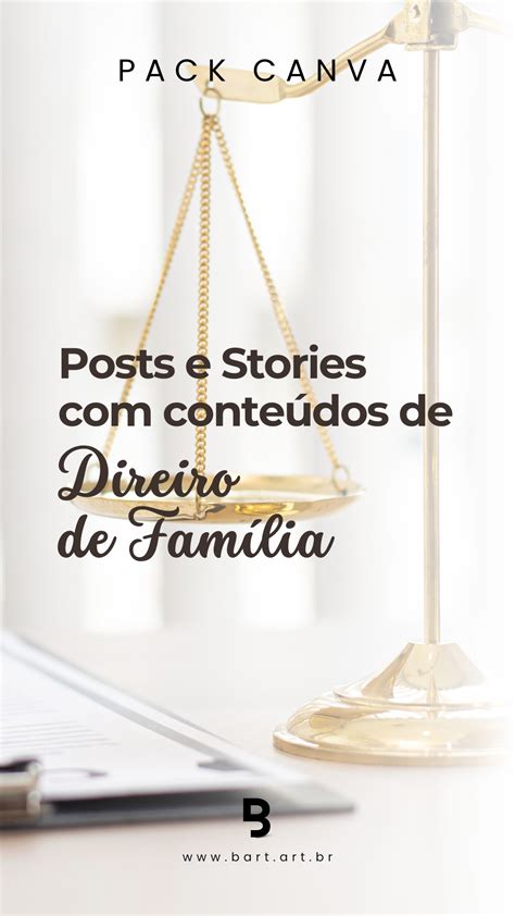 Posts e Stories Canva para Advogado Direito de Família R 29 90 Pack