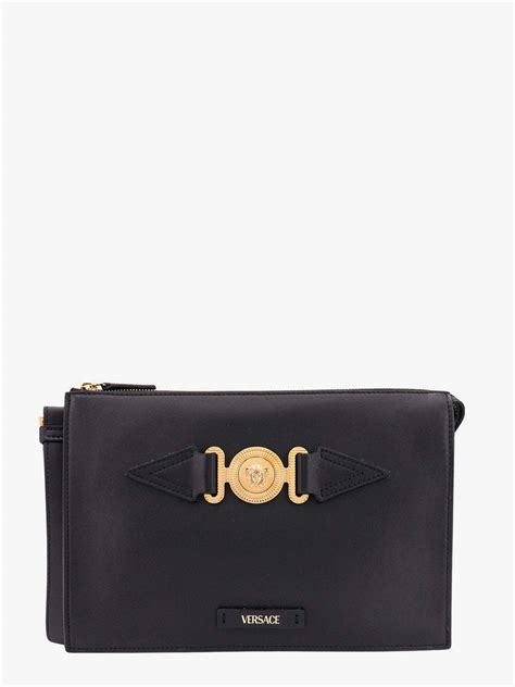 Versace Clutch Black Mens Versace