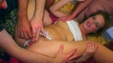 Amateur Blonde Gang Banged Porn300