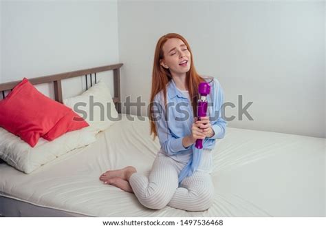 Redhaired Ginger Female Holding Sex Toy Stock Photo Shutterstock