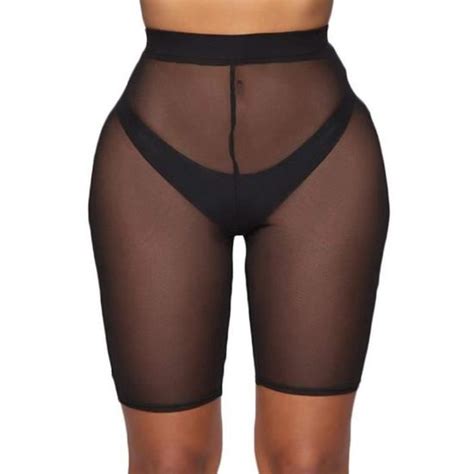 Vêtements lingerie Maillot de bain transparent pour femmes cover up pour bikini short