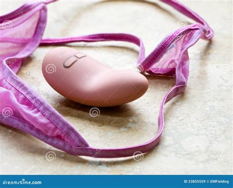 Sex Toy Pink Vibrator And Panties Stock Image Image Of Modern Nice 23855559