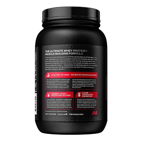 Buy Muscletech Nitro Tech Whey Protein Vanilla Cream Lb Online At