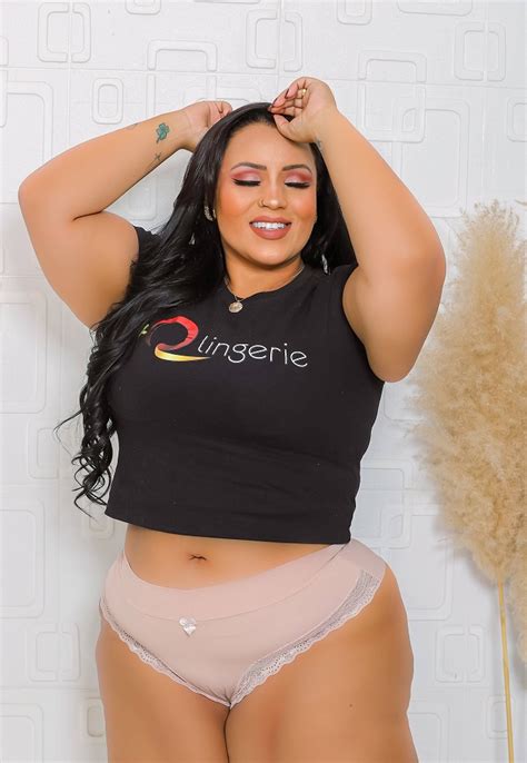 Calcinha Plus Size Duplo Fio Microfibra E Renda Nude Mais Que Lingerie