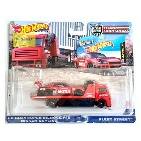 Hot Wheels Nissan Skyline R Lbwk Team Transport Fleet Street Daraz Pk