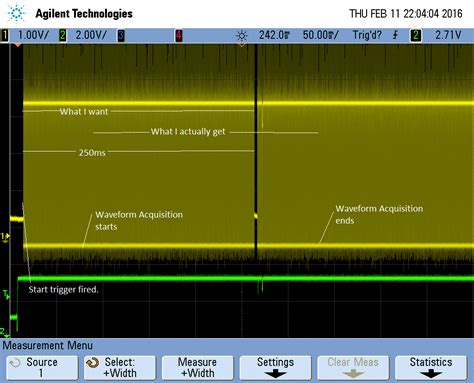 solved delay time  start trigger firing  actual start