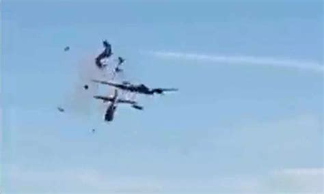 Two Planes Collide In Midair At Dallas Air Show