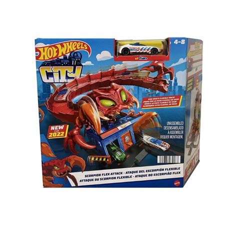 Pista Hot Wheels Ataque Do Escorpi O Flex Mattel Shopee Brasil