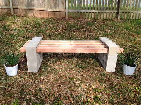 Cinder Block Bench Diy Bench Outdoor Garden Bench Diy Raised Garden