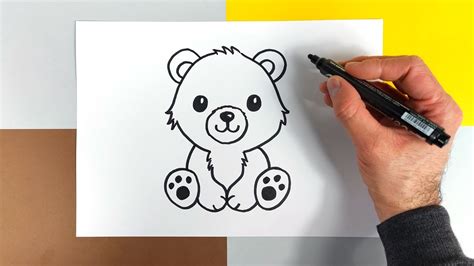 Comment Dessiner Un Nounours Youtube