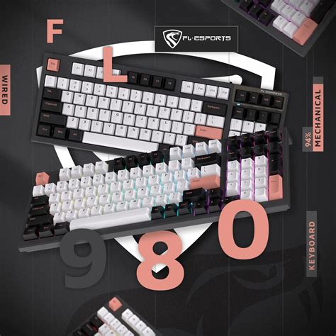 Mua Fl Layout Wired Mechanical Keyboard Keys Rgb Hot Swappable Programmable