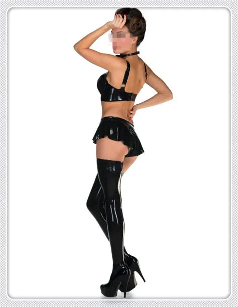 New Arrivals Sexy Latex Rubber Knickers Women S Latex Rubber Lingerie Set Black Latex Underwear