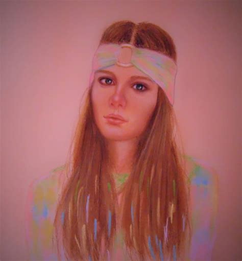 Картина «Разноцветная» Бумага, Пастель 2023 г.