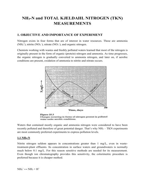 What Does Total Kjeldahl Nitrogen Measure At Paul Turner Blog