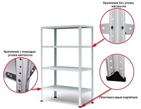 Купить металлический стеллаж Металл-завод СТФЛ 1044 с 4 полками ...