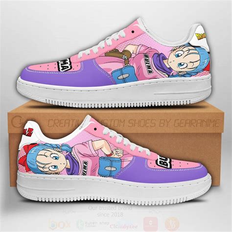 Hot Bulma Custom Anime Dragon Ball Naf Nike Air Force Shoes Express Your Unique Style With