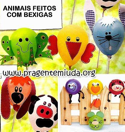 Como fazer animais bexigas e EVA Pra Gente Miúda Balloon crafts