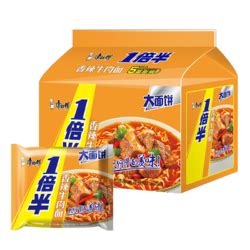 康师傅方便食品 康师傅 方便面 一倍半香辣牛肉 大面饼110g 5包多少钱 什么值得买